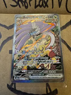 Pokemon Prismatic Evolutions - Raging Bolt EX 166/131 SIR | FRESH FROM PACK - Image 1