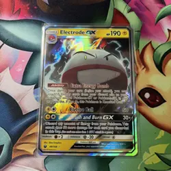 ELECTRODE GX 48/168 HOLO RARE GX CELESTIAL STORM POKEMON LP - Image 1