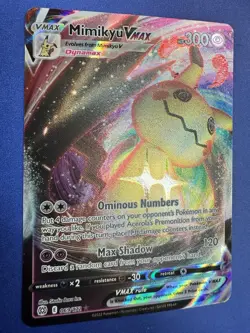 Pokemon TCG Mimikyu VMAX 069/172 Brilliant Stars Ultra Rare Holo NM! - Image 3