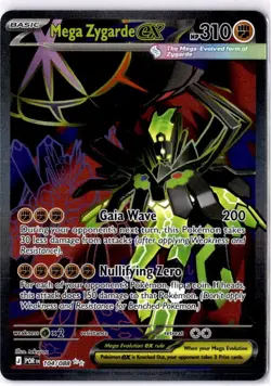 Pokemon - Mega Zygarde Ex 104/088 - Ultra Rare - Perfect Order - Image 1