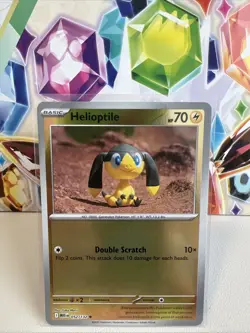 Helioptile 052/132 Common Reverse Holo - Pokemon TCG Mega Evolution - NM - Image 1