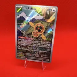 Pokemon TCG Fan Rotom Basic Holo 250/217 SV-P 70 HP 70 Attack 30 Defense English - Image 1
