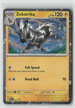 Zebstrika #201 Svp Cosmos Holo Promo Pokemon TCG NM - Image 1