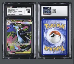 2025 Pokemon Mega Charizard X Ex Ultra Rare 109/094 Cgc 10 - Image 1
