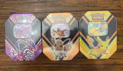 Pikachu V Powers Tin International Pokemon (TCG) - FACTORY SEALED NEW #2 - Image 1