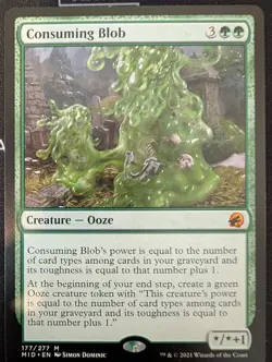MTG Consuming Blob Innistrad Midnight Hunt (MID) #177/277 NM - Image 1