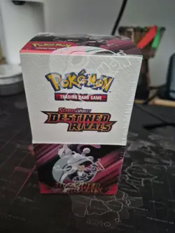 Pokemon TCG Destined Rivals Half Booster Box 18 Packs Sealed BRAND NEW - Image 1