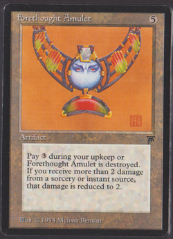 English Forethought Amulet MTG Legends Magic - Image 1