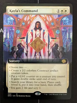MTG Kaylas Command Extended The Brothers War (BRO) #302 NM - Image 1