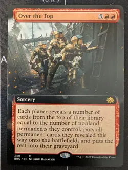 MTG Over the Top Extended The Brothers War (BRO) #340 NM - Image 1