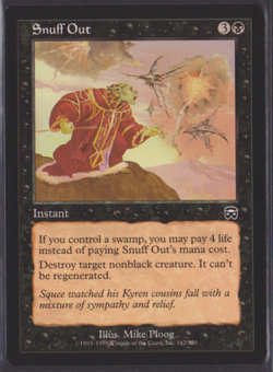 Snuff Out MTG Mercadian Masques NM - Image 1
