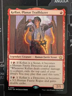 MTG Kellan Planar Trailblazer Foundations (FDN) #0091 NM - Image 1