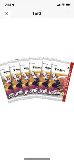*PRE-ORDER* MTG - Spider-Man Collector Booster Pack Set Of (6) Packs - Image 1