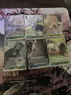 weiss schwarz lot Blue Archive English (SR/RR/R) 16 Cards - Image 1