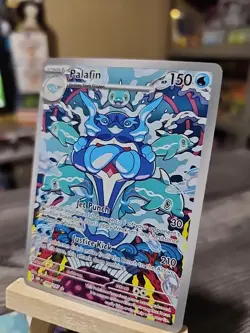 Palafin 200/197 Sv03: Obsidian Flames Holo Pokemon Card Full Art NM - Image 2