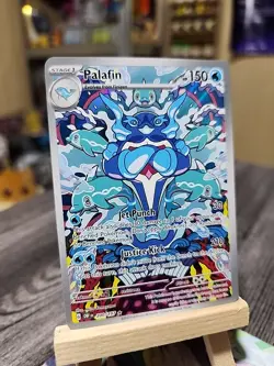 Palafin 200/197 Sv03: Obsidian Flames Holo Pokemon Card Full Art NM - Image 3