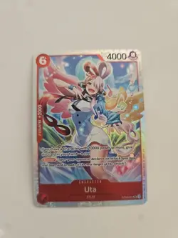 Uta ST23-001 SR ONE PIECE Tcg Card Game NM RED - Image 2