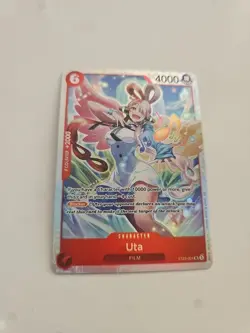 Uta ST23-001 SR ONE PIECE Tcg Card Game NM RED - Image 3