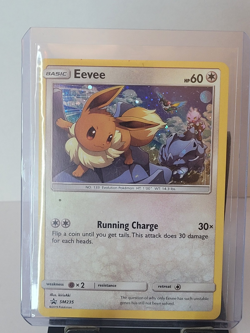 Pokemon TCG Eevee SM235 Holo Promo Card English 60 HP Basic SM Set - Image 1