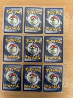 Lp/HP (Unlimited) COMPLETE Pokemon BASE Set 37 Card COMMON Non-Holo 102 - Image 5