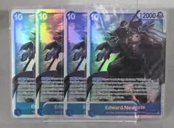 Edward.Newgate OP08-043 SR One Piece Card English 4pc Playset - Image 1
