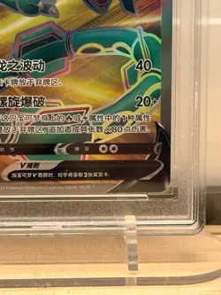 Pokemon Rayquaza V 145/132 Full Art Rare 2024 RPA 10 Pristine Chinese Card - Image 5