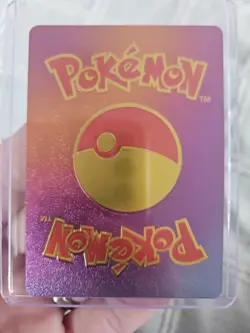 Pikachu V Rainbow Foil Fan Art Textured Collector Card Pika Ball - Image 2