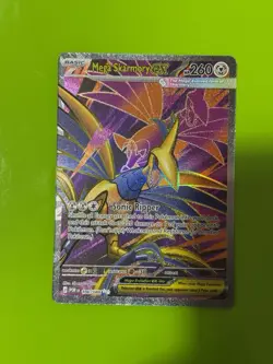 Pokemon Mega Skarmory EX POR 106/088 Basic Steel 260 HP Full Art Foil Card - Image 1