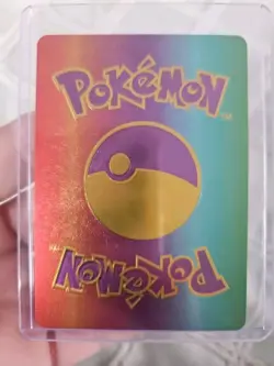 Pikachu V Rainbow Foil Fan Art Textured Collector Card 087/080 - Image 2