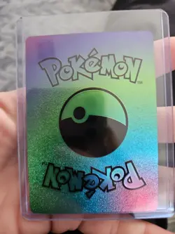 M Dragonite EX Rainbow Foil Fan Art Vinyl Textured Collector Card Mega HP930 - Image 2