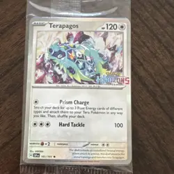 Terapagos [Horizons] Sealed Pokemon Card - Surging Sparks - 161/191 - Image 2
