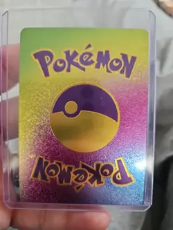Blissey V Rainbow Foil Fan Art Premium Vinyl Collector Card TG22/TG30 HP250 - Image 2