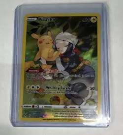Pokemon Pikachu, Flying Pikachu VMAX, Mimikyu Holo Basic VMAX Card Lot (3) - Image 1