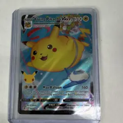 Pokemon Pikachu, Flying Pikachu VMAX, Mimikyu Holo Basic VMAX Card Lot (3) - Image 3
