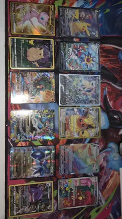 Pokemon TCG 12 Holo Foil Full Art Cards lot - Image 1