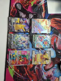 Pokemon TCG 12 Holo Foil Full Art Cards lot - Image 2