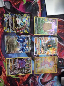 Pokemon TCG 12 Holo Foil Full Art Cards lot - Image 4