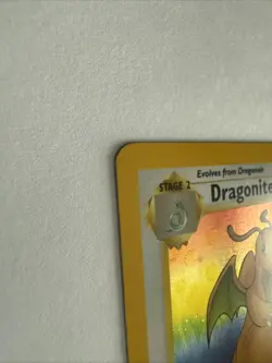 Dragonite Holo 4/62 Fossil Unlimited – Vintage Pokemon Card – Raw - Image 5