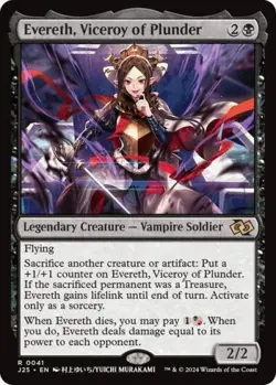~ Evereth, Viceroy of Plunder (Anime) ~ NM ~ Foundations Jumpstart ~ MTG ~ - Image 1