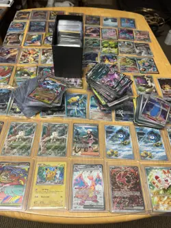 350+ card Pokemon card lot - rare cards, full arts, graded cards & more - Image 2