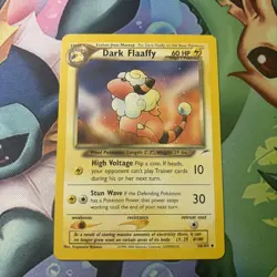 Pokemon Card - Dark Flaaffy Neo Destiny 34/105 Uncommon - Image 1