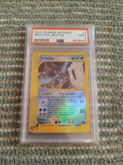PSA 9 MINT Articuno REVERSE HOLO FOIL 4 2003 Skyridge WOTC Pokemon Card 4/144 - Image 1