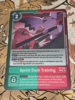 Digimon Card Game Sprint Dash Training Another Knight LM-055 Foil Another Knight - Image 1