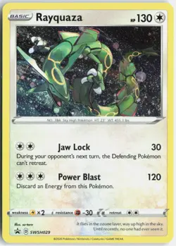 Rayquaza - Promo SWSH: Sword & Shield Promo Cards SWSH029 NM - Image 1