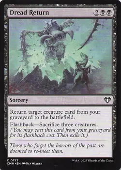 Dread Return Commander Masters Regular - Image 1