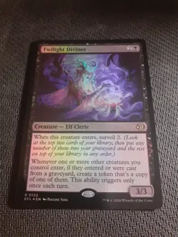 MTG ~ Foil Twilight Diviner ~ ECL ~ NM - Image 1