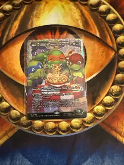 Michelangelo, Weirdness to 11 #298 (Fracture Foil) Teenage Mutant Ninja... - Image 1