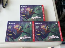 Magic: The Gathering Marvel Spider-Man Collector Booster 3 Boxes Wizards - Image 1
