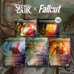 MTG Secret Lair x Fallout Welcome to New Vegas Foil Edition! In Hand FREE SHIP - Image 1