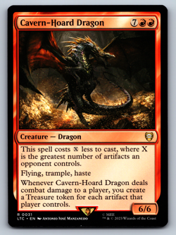 Cavern Hoard Dragon - Lord of the Rings Commander - MTG - Image 1
